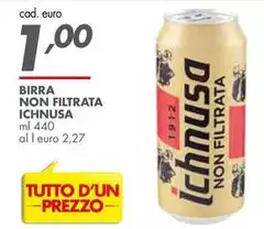 Ichnusa - Birra Non Filtrata