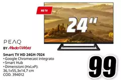 Google - By Moda World Smart Tv Hd 24GH-7024