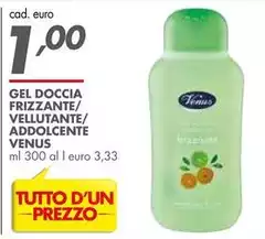 Venus - Gel Doccia Frizzante/ Vellutante/ Addolcente
