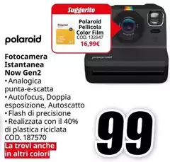 Polaroid - Fotocamera Istantanea Now Gen2