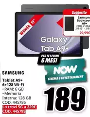 Samsung - Tablet A9+ 6+128 Wi-fi
