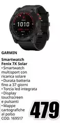 Garmin - Smartwatch Fenix 7x Solar