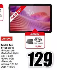 Lenovo - Tablet Tab 4+128 Wi-fi