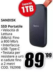 Sandisk - Ssd Portatile