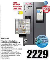 Samsung - Frigorifero Side By Side FD Family Hub RS90F6566BTE4/ET