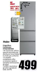 Haier - Frigorifero Combinato HTS8318NENMX