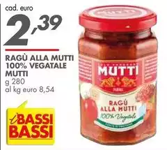 Mutti - Ragù Alla  100% Vegatale
