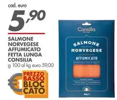 Consilia - Salmone Norvegese Affumicato Fetta Lunga