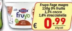 Fage - Fruyo Magro 0% Frutta Cocco