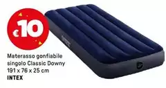 Intex - Materasso Gonfiabile Singolo Classic Downy