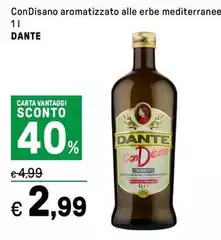 Dante - ConDisano Aromatizzato Alle Erbe Mediterranee
