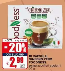 Foodness - 10 Capsule Ginseng Zero