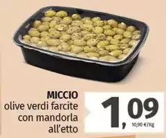 Miccio - Olive Verdi Farcite Con Mandorla