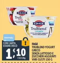 Fage - Trublend Yogurt Greco Senza Lattosio E Zuccheri Aggiunti