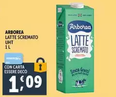 Arborea - Latte Scremato UHT