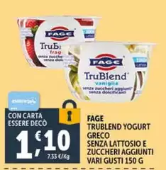Fage - Trublend Yogurt Greco Senza Lattosio E Zuccheri Aggiunti