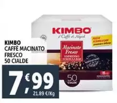 Kimbo - Caffè Macinato Fresco 50 Cialde