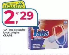 Glare - 40 Tabs Classiche Lavastoviglie