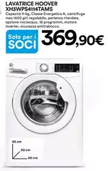 Hoover - Lavatrice Xh3wps4114tams