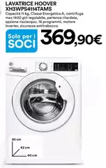 Hoover - Lavatrice Xh3wps4114tams