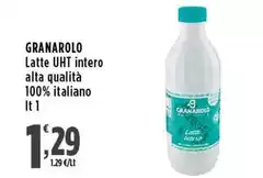 Granarolo - Latte UHT Intero Alta Qualità 100% Italiano