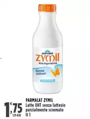 Parmalat - Zymil Latte UHT Senza Lattosio Parzialmente Scremato