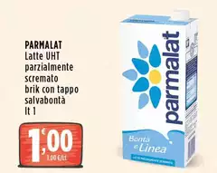 Parmalat - Latte UHT Parzialmente Scremato Brik Con Tappo Salvabontà
