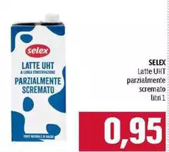 Selex - Latte UHT Parzialmente Scremato