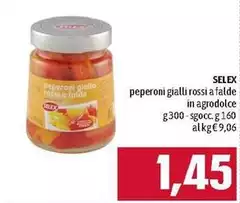 Selex - Peperoni Gialli Rossi A Falde In Agrodolce