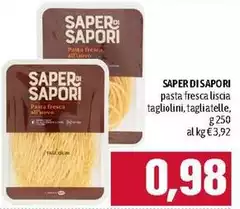 Saper di sapori - Pasta Fresca Liscia Tagliolini
