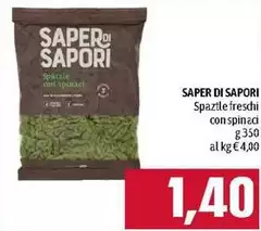 Saper di sapori - Spazile Freschi Con Spinaci Saper di sapori - Spazile Freschi Con Spinaci