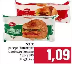 Selex - Pane Per Hamburger Classico Selex - Pane Per Hamburger Classico