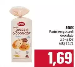 Selex - Panini Con Gocce Di Cioccolato Selex - Panini Con Gocce Di Cioccolato
