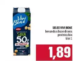 Selex - Vivi Bene Bevanda A Base Di Soia Proteica Bio
