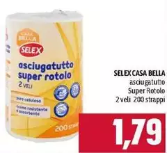 Selex - Asciugatutto Super Rotolo Selex - Asciugatutto Super Rotolo
