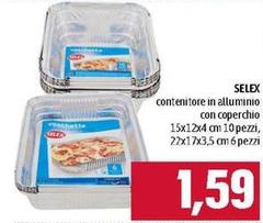 Selex - Contenitore In Alluminio Con Coperchio