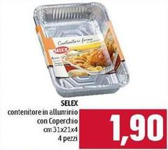 Selex - Contenitore In Alluminio Con Coperchio