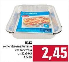 Selex - Contenitore In Alluminio Con Coperchio
