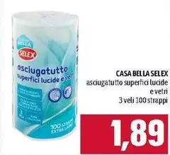 Selex - Asciugatutto Superfici Lucide E Vetri Selex - Asciugatutto Superfici Lucide E Vetri