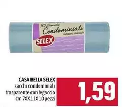 Selex - Casa Bella Sacchi Condominiali Trasparente Con Legaccio Selex - Casa Bella Sacchi Condominiali Trasparente Con Legaccio