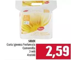Selex - Carta Igienica Profumata Camomilla