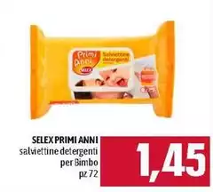 Selex - Salviettine Detergenti Per Bimbo Selex - Salviettine Detergenti Per Bimbo