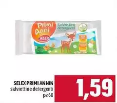 Selex - Primi Annin Salviettine Detergenti Selex - Primi Annin Salviettine Detergenti