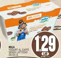 Mila - Yogurt Al Caffè Senza Lattosio