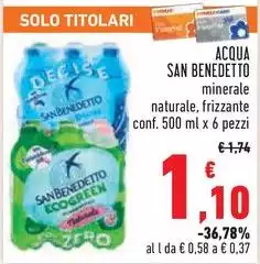 San Benedetto - Acqua