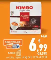 Kimbo - Caffe Macinato Fresco