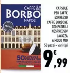 Caffe borbone - Capsule Per Caffe Espresso