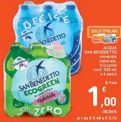 San Benedetto - Acqua
