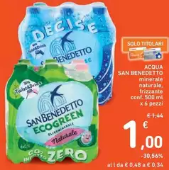San Benedetto - Acqua