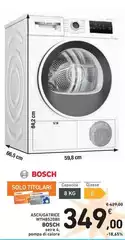 Bosch - Asciugatrice Wtr85202ii
